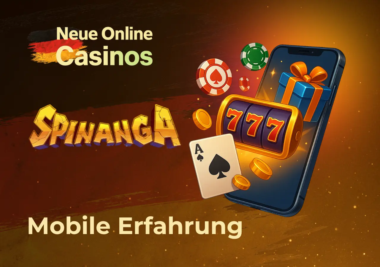 Spinanga Casino bietet mobile Nutzung